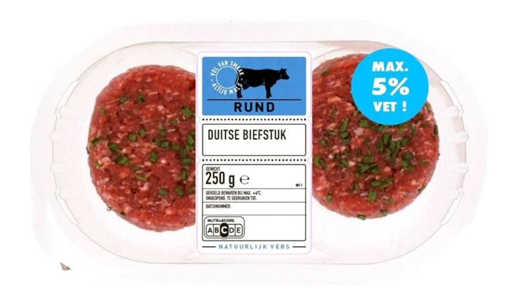 Supermarktketen Lidl roept Duitse biefstuk terug om listeriabacterie